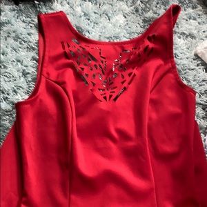 forever 21 red bodycon dress